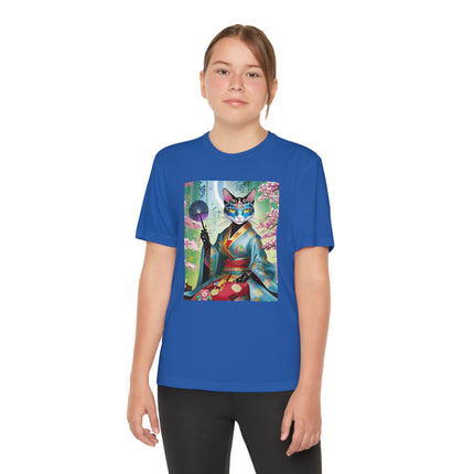 Cyberpunk Geisha Youth Competitor Tee