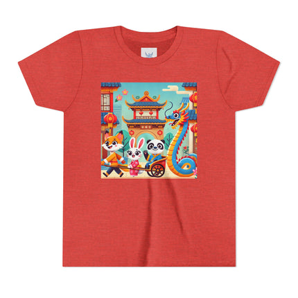 Lantern Street Dragon Parade Youth Short Sleeve Tee