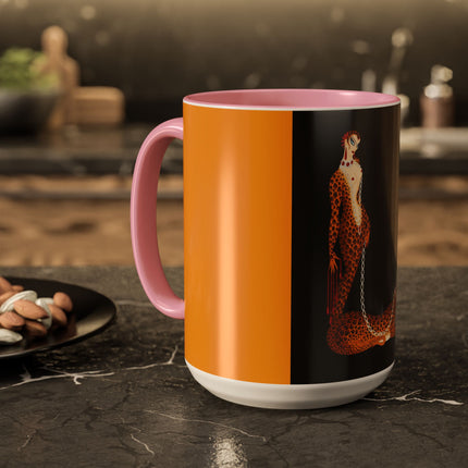 Leopard Queen Colorful Mugs – Wild Beauty & Art Deco Glamour