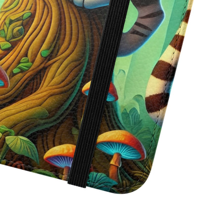 🐅🌿 Silent Stripes Flip Case – Stealth, Grace & Enchanted Forest