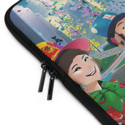 Cyber Punk Robots Laptop Sleeve