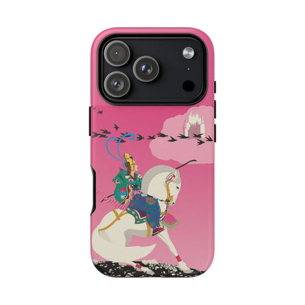 Samurai Princess on the White Steed Phone Case – Epic Grace & Mythic Power
