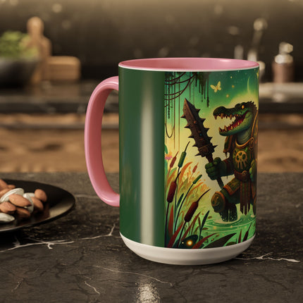 Swamp Tyrant Colorful Mugs (11oz, 15oz)
