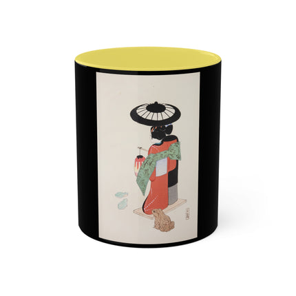 Illustrations of Japanese Toys Pl.020 by Kawasaki Kyosen Colorful Mugs, 11oz