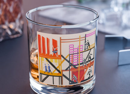 Maquettes de Théatre 4 by Alexandra Exter Rocks Glass, 10oz
