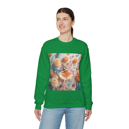 Dahlia Fairy Unisex Heavy Blend™ Crewneck Sweatshirt