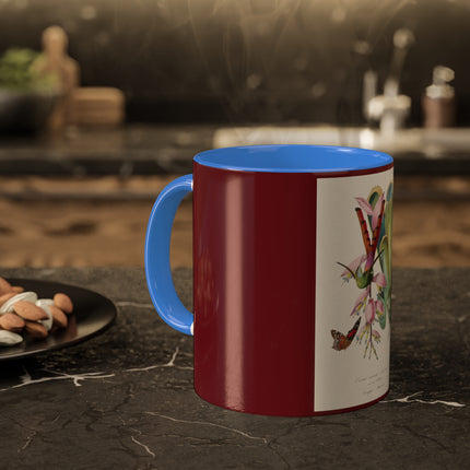 Hummingbird by Paul Gervais Colorful Mugs, 11oz