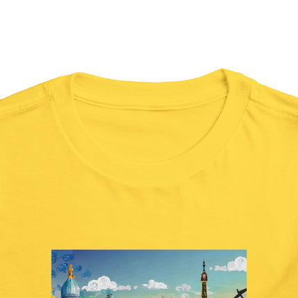 Crab Architect Toddler Short Sleeve Tee