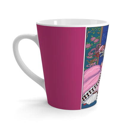 The Jealous Parrot by George Barbier Latte Mug