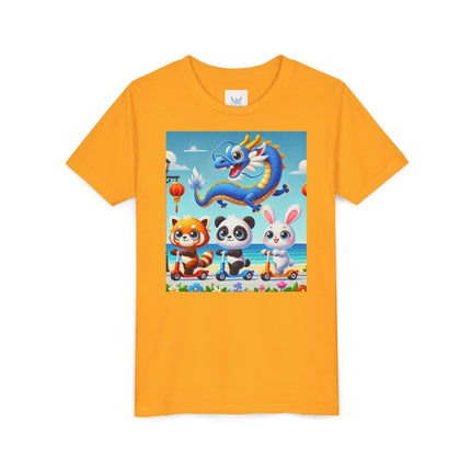 Seaside Scooter Friends Youth Short Sleeve Tee