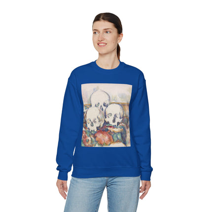The Three Skulls by Paul Cézanne Unisex Heavy Blend™ Crewneck Sweatshirt