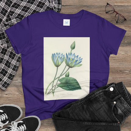Choix des plus belles fleurs, Plate 055 by Pierre Joseph Redouté  Women's Midweight Cotton Tee
