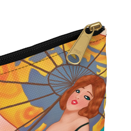 Mermaid with Parasol and Cupid by George Barbier Accessory Pouch