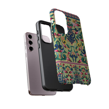 Colorful Flower Pattern by Owen Jones Phone Cases