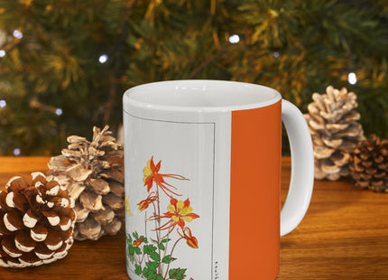 Aquilegia Flower by Tanigami Kônan Ceramic Mug 11oz