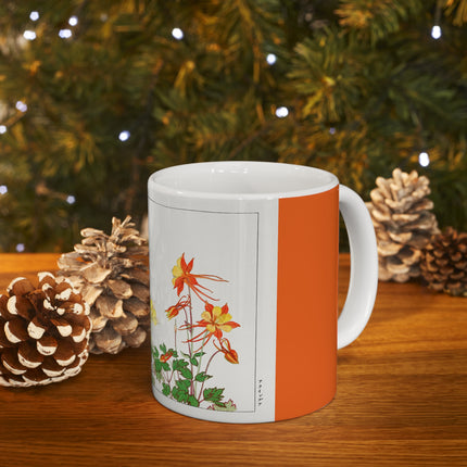 Aquilegia Flower by Tanigami Kônan Ceramic Mug 11oz