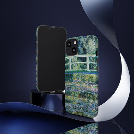Water Lilies and Japanese Bridge by Claude Monet Phone Cases