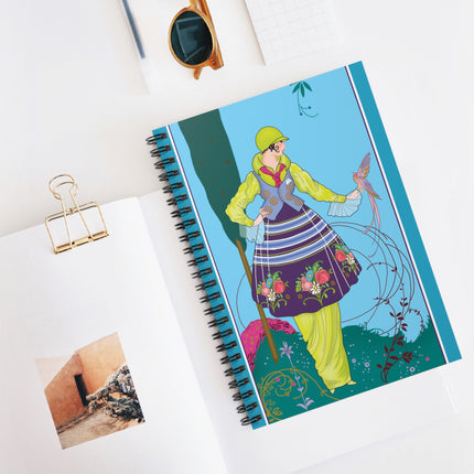 Exquisite Elegance by Umberto Brunelleschi Spiral Notebook - Ruled Line