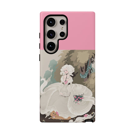 Rococo Garden Reader Phone Case – Whimsical Elegance & Timeless Charm