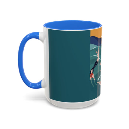 Summer Splash Colorful Mugs – Retro Beach Joy & Carefree Summer Vibes