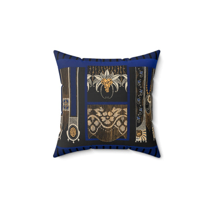 La décoration moderne dans le textile Pl. 4 by Gaston Charlet Spun Polyester Square Pillow