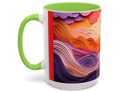Dramatic Sunset Sky Colorful Mugs (11oz, 15oz)