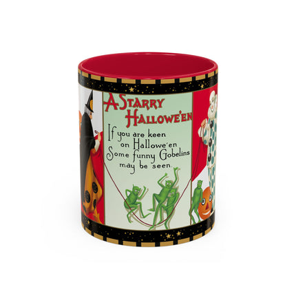 A Starry Halloween Colorful Mugs (11oz, 15oz)