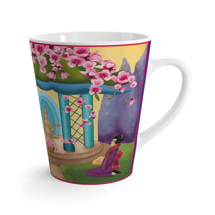 A Dance of Colors and Serenity by Carlo Chiostri Latte Mug