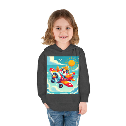 Joyful Bird Aviator Toddler Pullover Fleece Hoodie