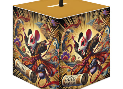 Theatrical Mouse on a Mission Light Cube Lamp