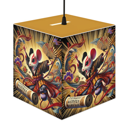 Theatrical Mouse on a Mission Light Cube Lamp