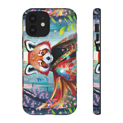 Cybernetic Red Panda Phone Cases