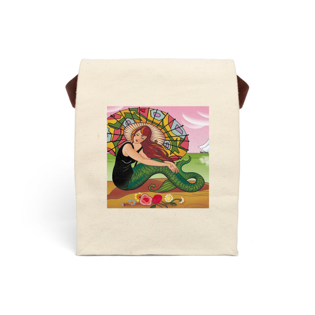 Siren Serenade by Carlo Chiostri Canvas Lunch Bag With Strap