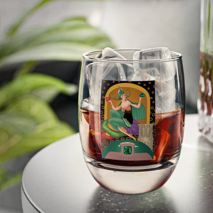 May & Emerald (from the Gem Series) by Sofia Chiostri Whiskey Glass