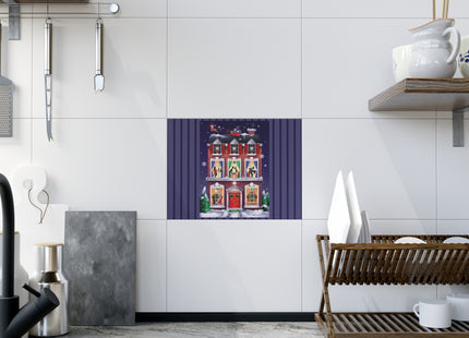 A Christmas Eve Celebration Ceramic Tile
