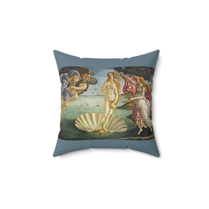 Birth of Venus by Sandro Botticelli Spun Polyester Square Pillow