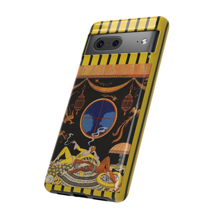 Falbalas et fanfreluches La paresse (Laziness) by George Barbier Phone Cases