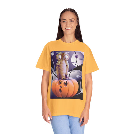The Startled Pumpkin Unisex Garment-Dyed T-shirt