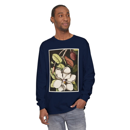 Natural History Plate 61 by Mark Catesby Garment-dyed Long Sleeve T-Shirt