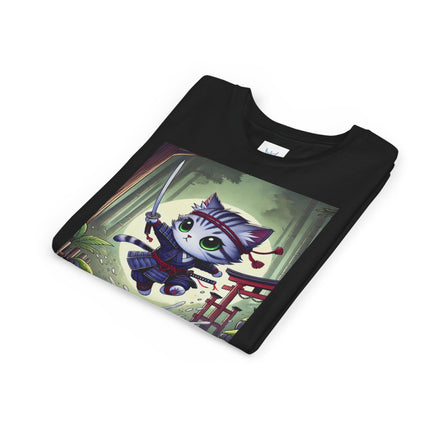 Moonlit Samurai Kitty Youth Short Sleeve Tee