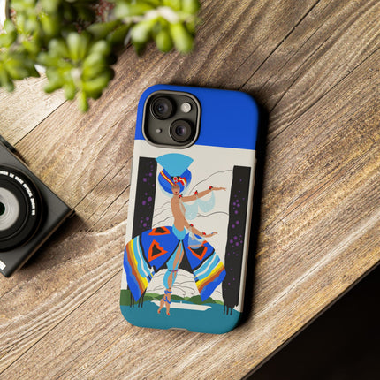 Exotic Dancer Phone Case – Vibrant Performance & Art Deco Flair