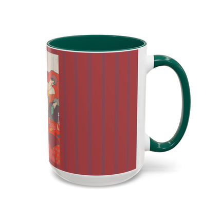 Les Coussins by Georges Lepape Colorful Mugs (11oz, 15oz)
