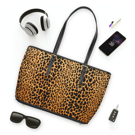 Leopard Print PU Leather Shoulder Bag