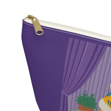 Golden Robe Cosmetic Bag – Elegant Drama & Timeless Sophistication