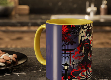 Halloween Sorceress Colorful Mugs (11oz, 15oz)