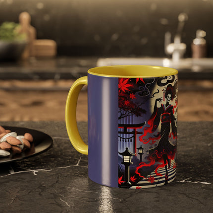 Halloween Sorceress Colorful Mugs (11oz, 15oz)
