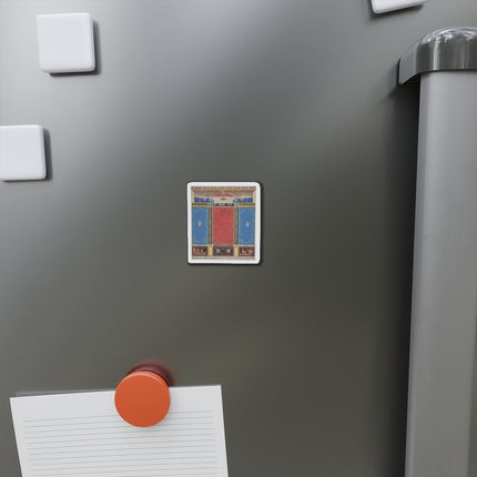 Columns with a Pair of Swans Die-Cut Magnets (5 Sizes)
