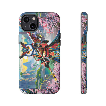 Cyberpunk Samurai Owl Phone Cases
