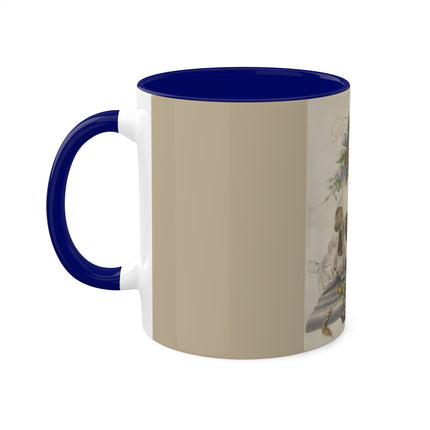 Vanitas Still Life by Herman Henstenburgh Colorful Mugs, 11oz