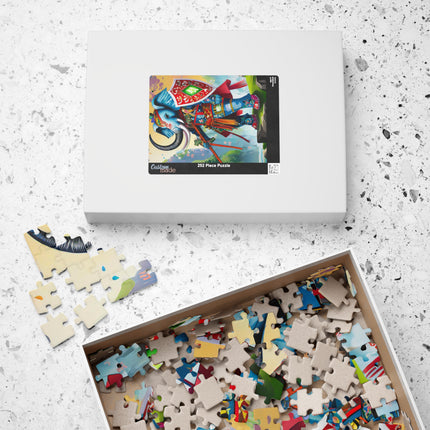 Cyberpunk Elephant Puzzle (110, 252, 520, 1014-piece)